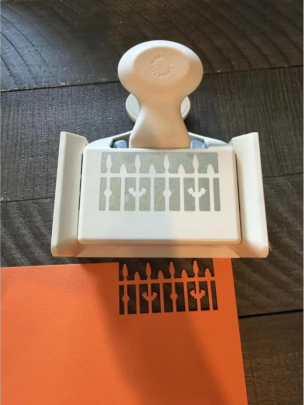 Martha Stewart Halloween Bat Fence Border Shape Punch